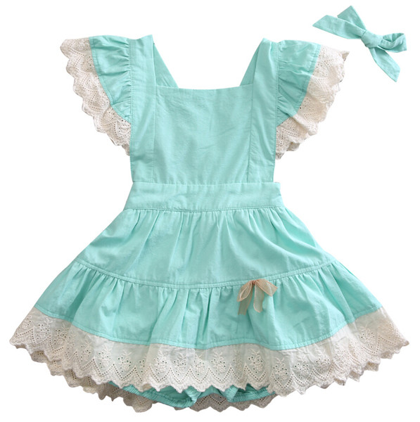 Cute Toddler Baby Kids Girls Dresses Lace Ball Flower Party Backless Cute Dress Girl Sundress New Summer Clothes 6M-4T