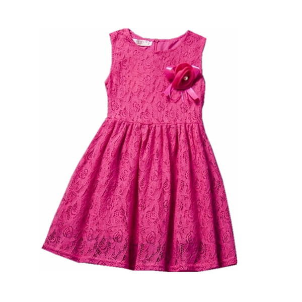 Retail children Clothing lace girls dress summer Sleeveless Cute sweet Bow Baby Kids pretty Dresse
8000
s girls clothes A151