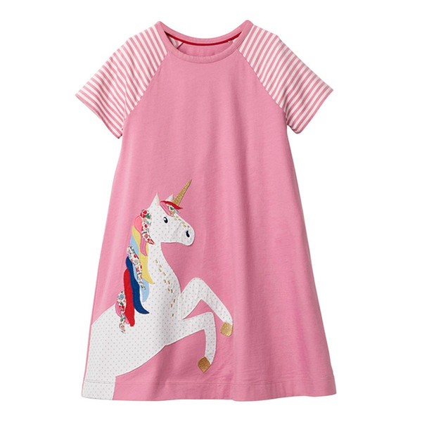 Kidsalon Kids Dresses for Girls Clothes 2019 Summer Party Princess Dress Toddler Girl Dress Casual Children Clothing