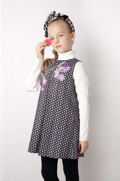 Designer Girl Dress Summer Kids Clothes 2019 Baby Girls Princess Dresses Children Clothing Floral Kids Dresses for Baby Girls Clothing