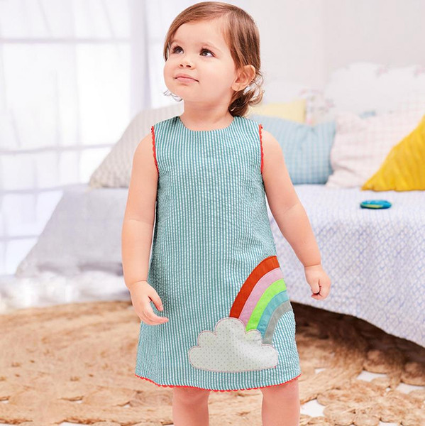 2019 Summer=Baby clothes dresses for girl kids Fashion style girls dress for party and wedding princess little girls kids dresses for girls