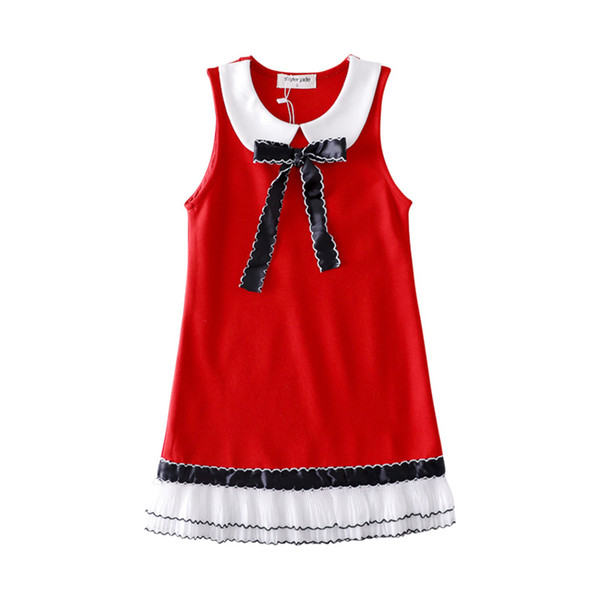 Baby Girl Letters Dress 2019 Girls Elegant Summer Clothes Kids Sleevlesse Clothes Children Fashion Dresses For Girls