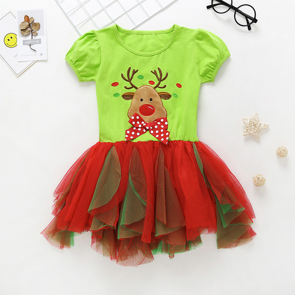 quality 2019 summer fashion princess dress children girls christmas ball gown dresses for kids children praty wedding clothing