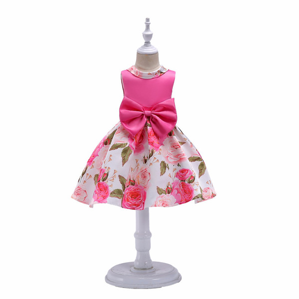 quality Little Girls Brand Dress Clothing Girls Summer Princess Style Dress Clothing Children Wedding Party Dress Baby Costume