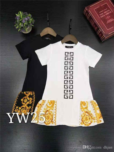 2019 New Children's High Quality Dress 030#