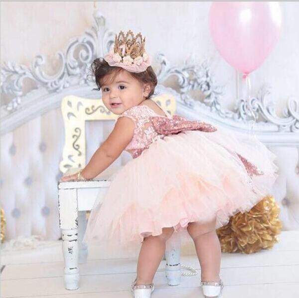 New children's clothing hot sale dresses girls sequins lace sleeveless princess dress fluffy mesh skirt