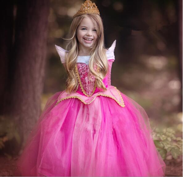 New European and American children's skirts hot girls long-sleeved dress fairy tale personalized princess dress