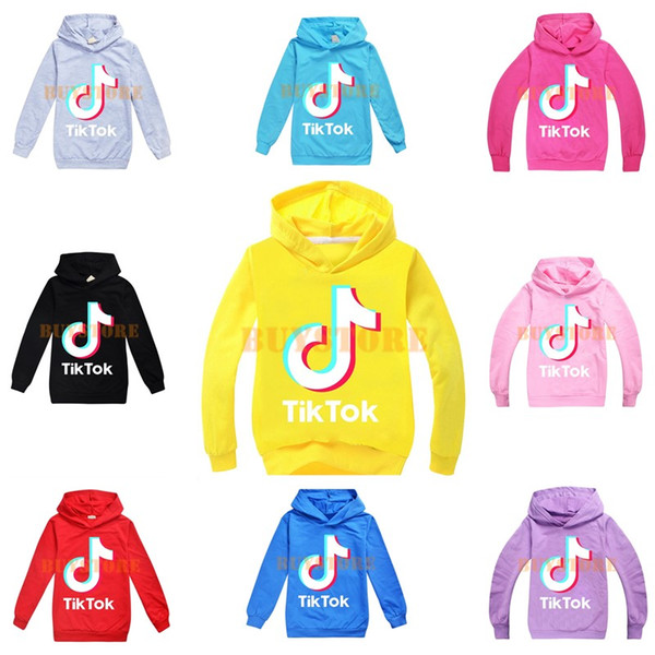 Tik Tok Kids Long Sleeve Hoodies Boy/Girl Tops Teen Kids Sweatshirt Jacket Hooded Coat Cotton Clothing