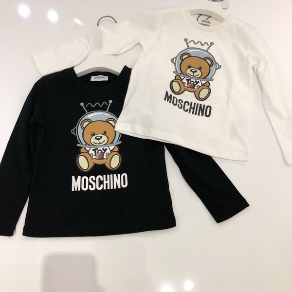 Kids Designer Sweatshirt Space Bear Pattern Girls Pullovers Active Letters Boys Hoodies Brand Kids Clothes Childrens Top Clothes Top Quality