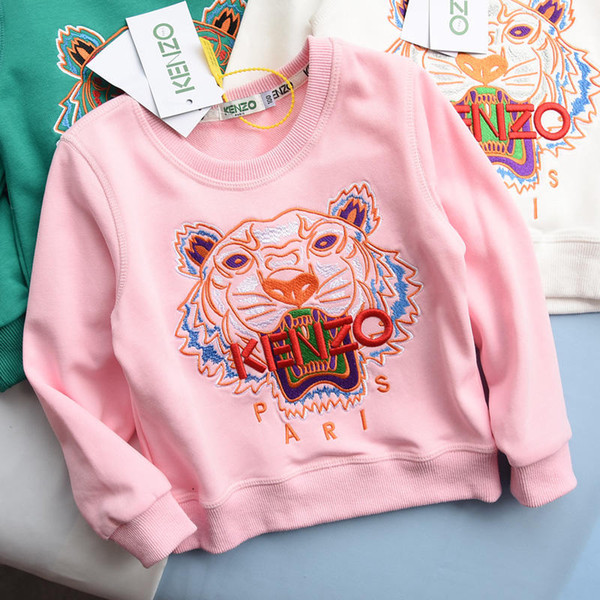 HOT NEW Kids Sweatshirt Pattern Girls Pullovers Active Letters Boys Hoodies Brand Kids Clothes Childrens Top Long Sleeves 92530