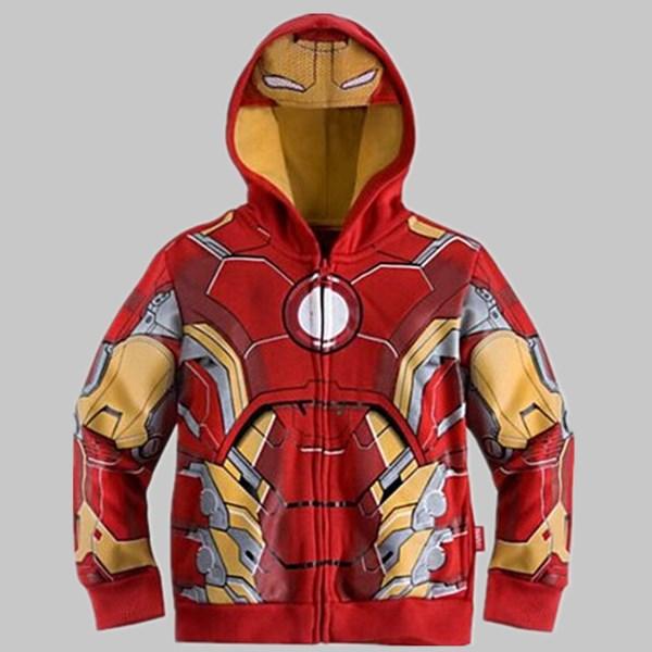 Hot Sale Girls Boys Children Spider Man Clothes 2Y-8Y Baby Kids Boy's Sweatshirt Hoodies The Avengers Jacket Coat Outwear