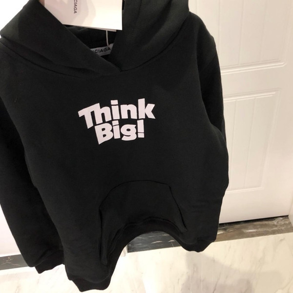 high quality kids boy girls cotton black sweatshirts children loose outfits coat 2-7T