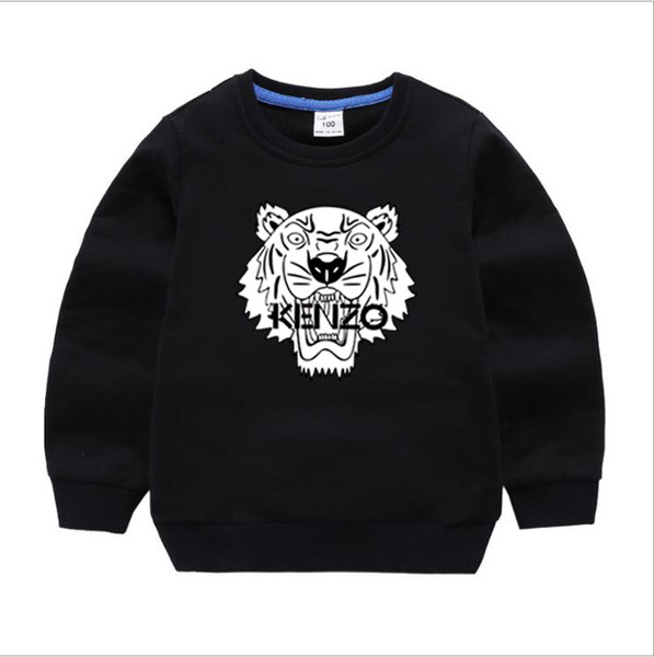 KNZO Kids brand Hoodie Autumn Children Long Sleeve Baby Girls Boys Coat Kids Cotton Tops Sports Casual Tees Sweater