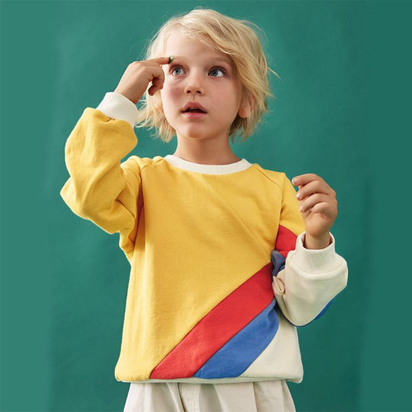 Toddler Long Sleeve Rainbow T-shirt Sweatshirt Top Baby Boys Girls Rainbow Print T-shirt Sweatshirt Pullover Tops Clothes