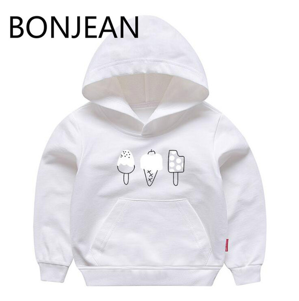 child Hooded Sweatshirt Girl Long sleeve coat 2019 Autumn Winter New Cotton printing Korean version baby coat Hoodies