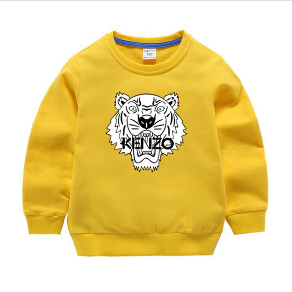 KNZO 2019 Kids brand Hoodie Autumn Children Long Sleeve Baby Girls Boys Coat Kids Cotton Tops Sports Casual Tees Sweater