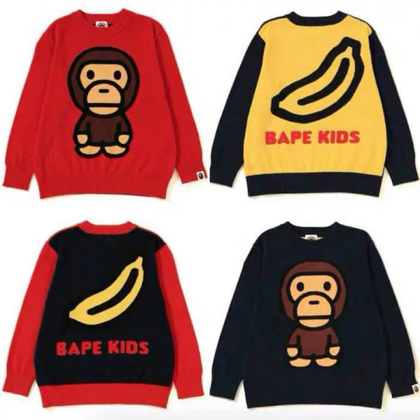 Kids Hoodies Fashion Animal Printing Winter Tops Sweatshirts Boys Girls Unisex Winter Clothing Child Hoodie