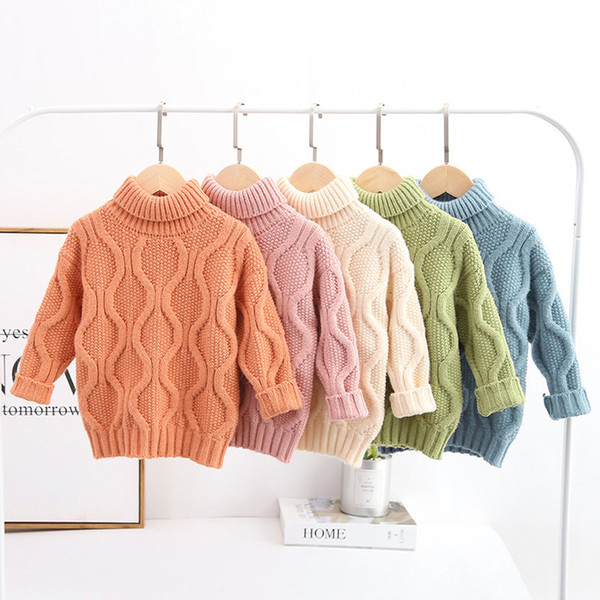 Baby Boys Girls Sweaters Kids Sweater Winter Knit Sweater Girls Ripped Toddler Winter Clothe Autumn Clothing##3