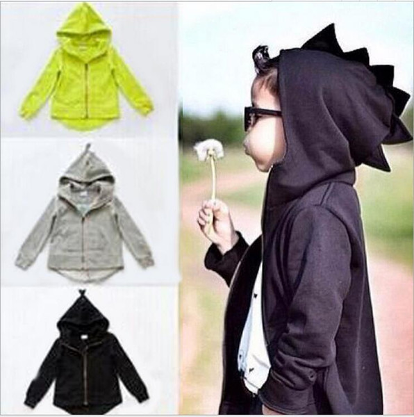 kids designer sweater boys mens designer jackets newborn girl clothes Fashion brand dinosaur sweater men and women baby stereo hooded jacket