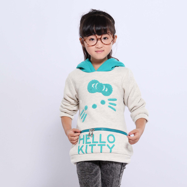 Wholesale-Retail 2015 autumn and winter children's clothing,girls cotton Long-sleeved hoodies sweatshirts,kids Cartoon Casual Sweater