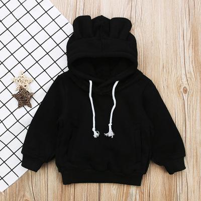 Wholesale new men's and women's spring and autumn long sleeve sweatershirt with bear ear hoodie jacket children's wear jacket hot sale