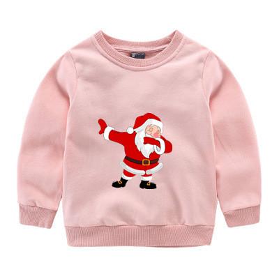 2T-12T Santa Claus child Sweatshirt Kids Baby autumn Cute Clothes Boys Girls Tops Sweatshirt b014