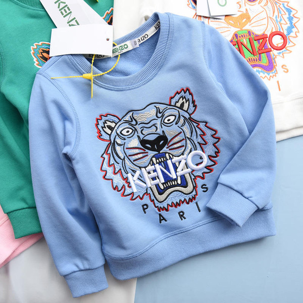 2020NEW Kids Sweatshirt Pattern Girls Pullovers Active Letters Boys Hoodies Brand Kids Clothes Childrens Top Long Sleeves