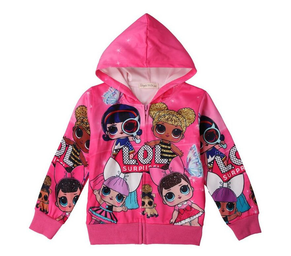 ins hot sale baby girls hoodies new style cartton boutique sweatershirts fashion cute kids prints hoodies