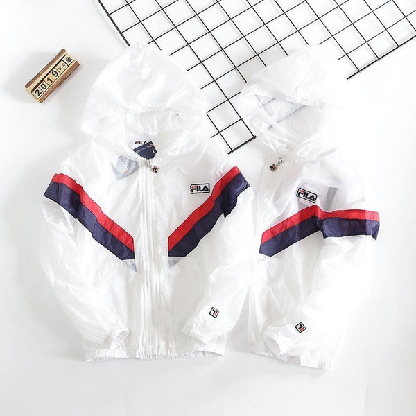 2019 boys hoodie Sunscreen air conditioning clothing Whitening and non-fading fabrics are used at splicing points hot sale summer