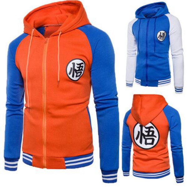 New Japanese Anime Dragon Ball Goku Varsity Jacket Autumn Casual Sweatshirt Hoodie Coat Brand Baseball Jacket