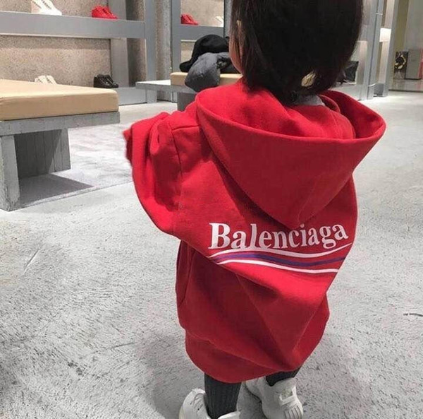 high quality kids boy girls cotton sweatshirts children loose outfits coat 2-7T