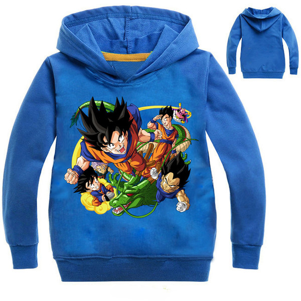 2018 Dragon Ball Children Hooded For Kids Boys Clothes Goku Kids Girls Hooded Clothing For Baby Boys Hooded Clothes Kids Hoodies