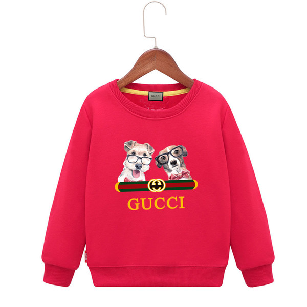 Cool Sweatshirts For Guys 2019 Spring New Pattern Boys hoodie Girl Children Sleeve Head Sweater dog