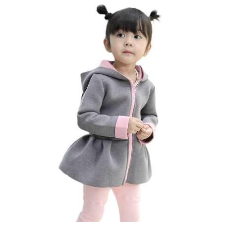 Hot Sale Cute Kids Sweatshirts Outwear Hooded Baby Girl Autumn Winter Warm Coat Rabbit Waistcoat Hoodie Blouse Clothes #IL5