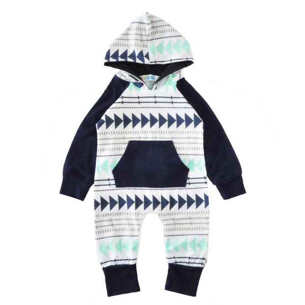 Baby Boy Clothes Boys Autumn Romper & Hat Baby Hoodies Toddler Sweatshirts with hats 0-24 Mos baby Clothing