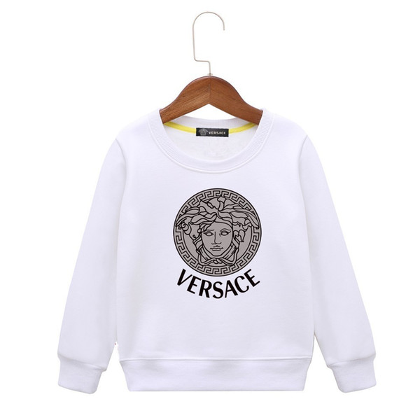 Kids Hoodies Children's Clothes Card 2019 Autumn And Spring Long Sleeves Children Pocket Head Blouses Spelling Colour In Large Child'