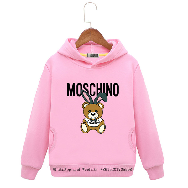 2019 Spring And Autumn New Children's Clothes Fashion Girl Leisure Time Even Cap Knitting Sweater colors cartoon boys hoodie baby clothing