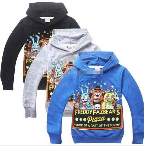 2015 new children Five Nights at Freddy's hoodies boys hooded sweatshirt jumper kids spring autumn outerwear coat fashion clothing