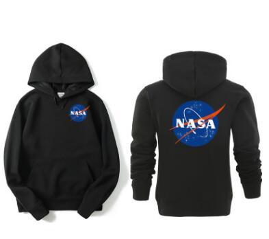 Autumn/winter new popular logo hot style NASA series of letter-head hoodie jacket sport loose hoodie for men and women coat