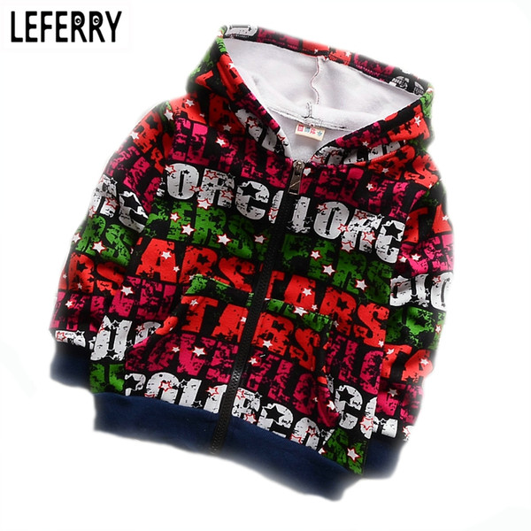 Wholesale- 2016 New Autumn Winter Kids Hoodies Boys Clothes Velvet Children Clothing Boy Sweatshirt Baby Coats and Jackets Hooded