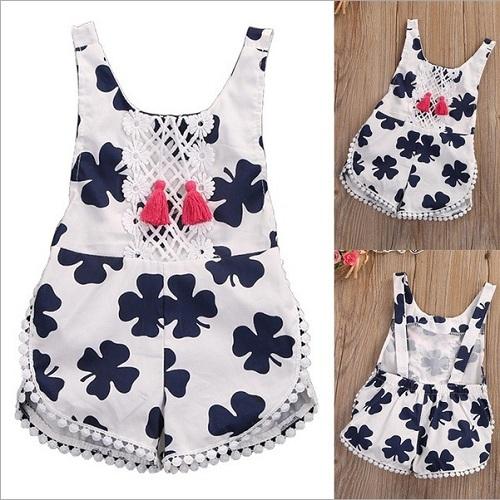 Newborn Baby Body suit Girls Clothes Cotton Boy Girl Jumpsuit Kids Clothes Outfit Jumpsuits Sleeveless Sling easy coveralls clothing White