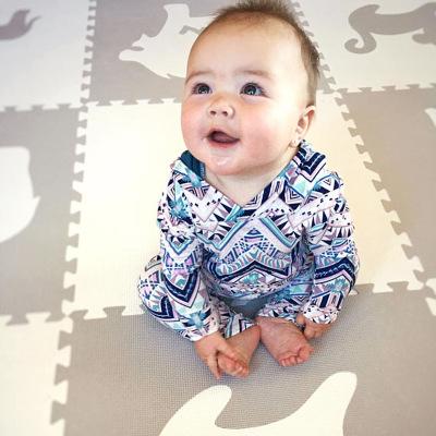 2018 Infant Baby Boy Kid Clothing Hooded Long Sleeve Romper Cute Print Jumpsuit Outfits Baby Clothes