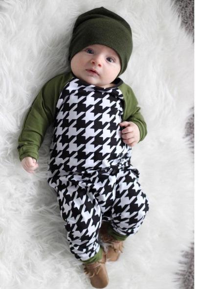 Kids Houndstooth Romper Girls Pants Children Clothes Plaid One Piece Clothing 2017 Deep Green Jumpsuit Rompers Baby One Piece Romper