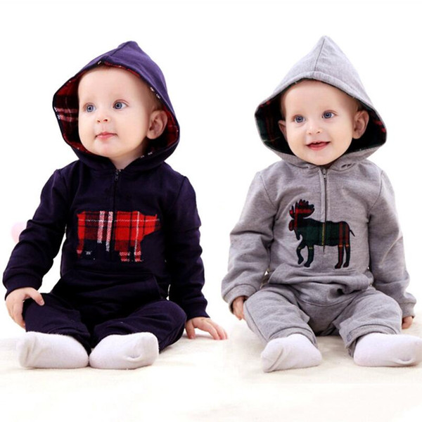 Free shipping children's clothing spring/autumn jumpsuits baby rompers 0-24M newbron Boy Girl rompers Climb clothes