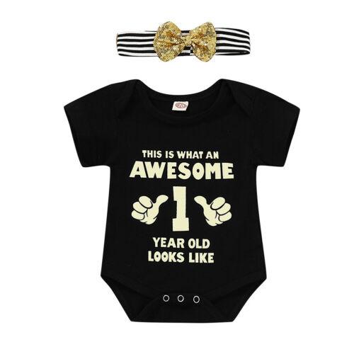 2019 2Pcs Girl Bodysuits Newborn Infant Baby Boy Outfit Letter Print Clothes Tops Baby Jumpsuit Bodysuit Casual Playsuit Roupa Menina