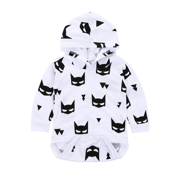 Baby Rompers 2018 New Spring Autumn Fashion Mask Hooded Long Sleeve Newborn Jumpsuit Cartoon Girl Boy Romper Kids Infant Clothes