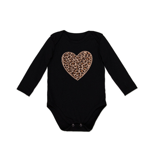 2017 newest spring autumn baby long sleeved love heart rompers 0-2T baby girl climb jumpsuit