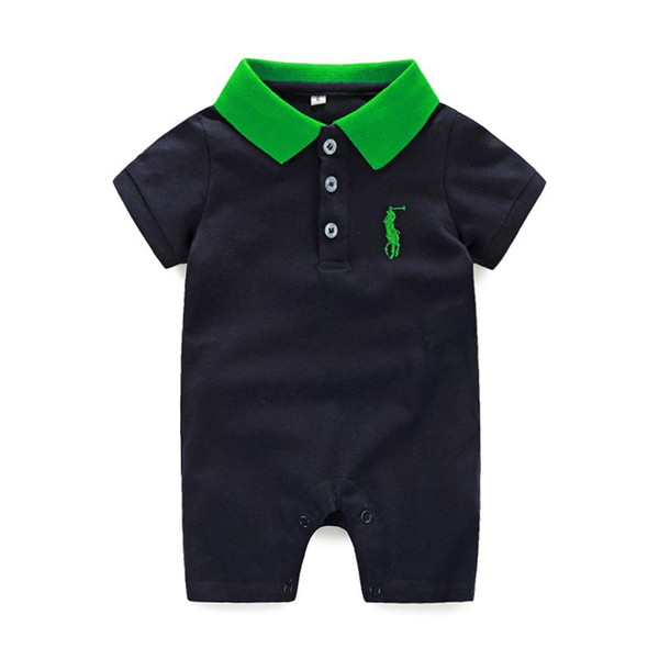 Retail New arrival Baby Rompers Cotton baby boy girl summer short sleeve costume Jumpsuits Roupas Bebes Infant Clothing