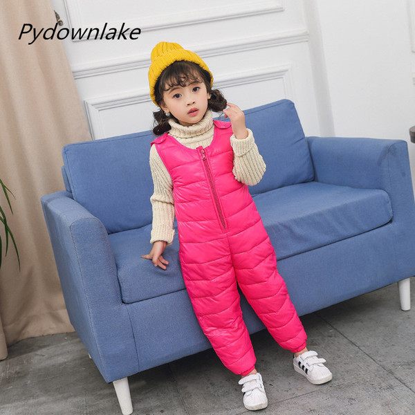 2019 Autumn Winter Boy Girl Rompers Newborn Girl Jumpsuit Casual Thickness Baby Rompers Boy Pants Layette Baby Clothes Kids Overalls