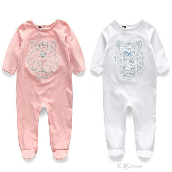 2018 Spring Summer Long Sleeved Cotton Romper Baby Bodysuit Clothes Children's Clothing Cartoon Baby Animal Fashion Girl Jumpsuit Romper